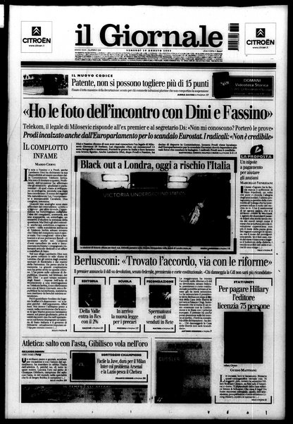 Il giornale : quotidiano del mattino